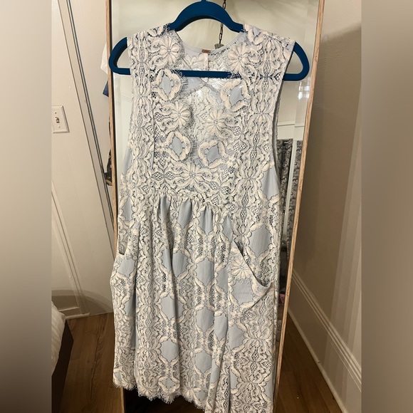 Free People Lace Overlay Shift Dress - Picture 3 of 7